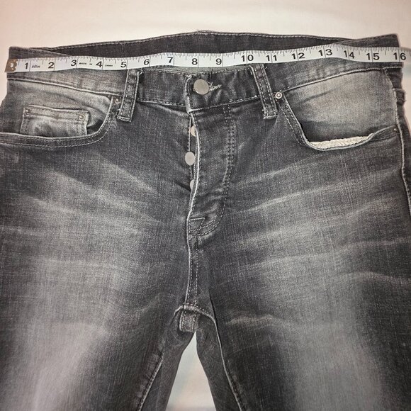 MNML Women's Black Distressed Jeans - Picture 2 of 8
